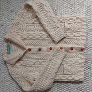 Irish Traditional John Molloy / Adara/ Ltd  Donegal Vintage Wool Cardigan